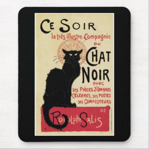 Chat Noir Mouse Mat