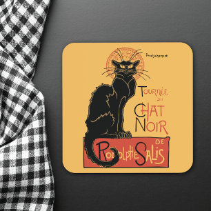 Chat Noir Théophile Alexandre Steinlen Coaster