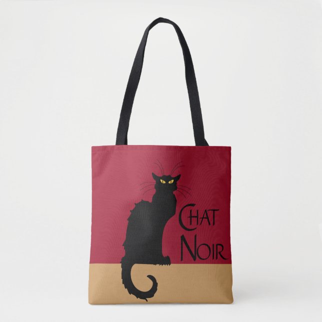 Chat Noir Tote Bag (Front)
