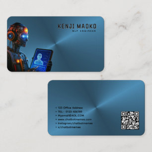 🤖Chatbot Developer Conversational AI Engineer NLP Business Card