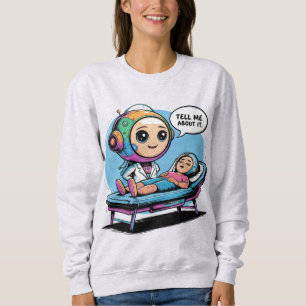 Chatbot Memes Ai Therapist Therapy Chatbot Sweatshirt