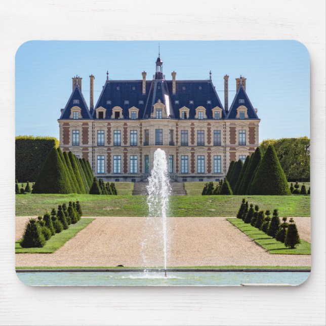 Chateau and parc de Sceaux in summer - France Mouse Mat (Front)