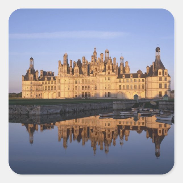 Chateau Chambord, Loire Valley, France Square Sticker (Front)