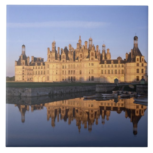 Chateau Chambord, Loire Valley, France Tile (Front)