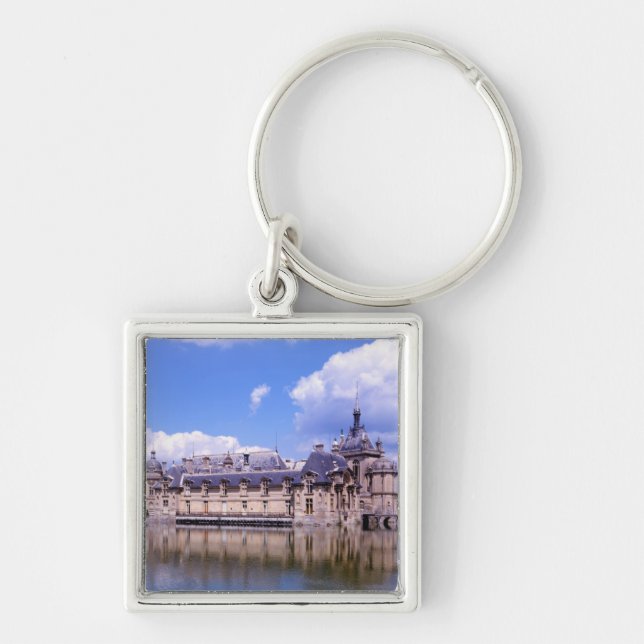 Chateau Chantilly, Oise, France Key Ring (Front)