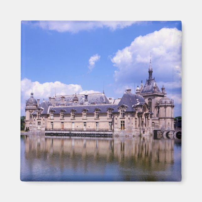 Chateau Chantilly, Oise, France Magnet (Front)