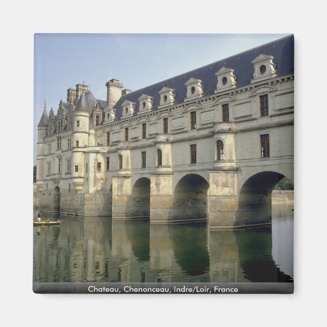 Chateau, Chenonceau, Indre/Loir, France Magnet (Front)