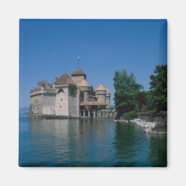 Chateau Chillon, Lake Geneva, Vaud Canton, Magnet (Front)