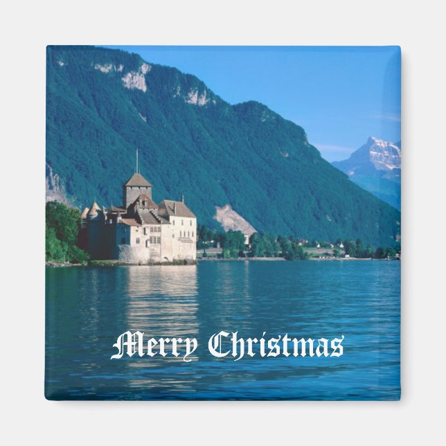 Chateau Chinon, beside Lake Geneva 2 Magnet (Front)