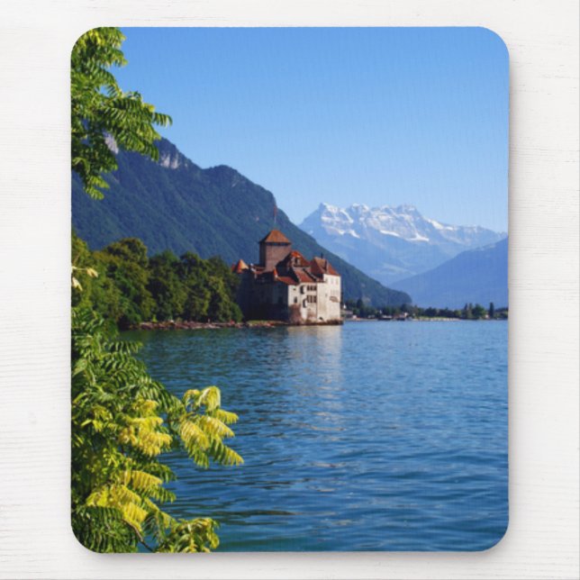 CHateau Chinon, Lake Geneva Mouse Mat (Front)