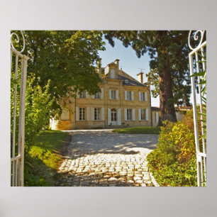 Chateau Cos Labory in Saint St Estephe, wrought Poster