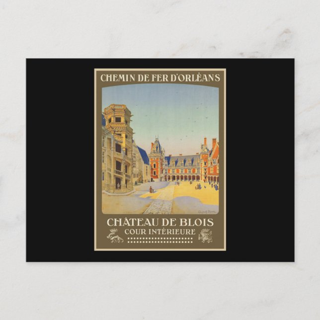 Chateau de Blois Cour intrieure Postcard (Front)