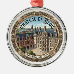 Château de Blois France Metal Tree Decoration