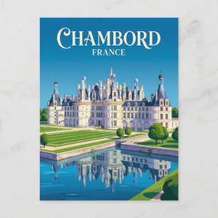 Château de Chambord France Postcard