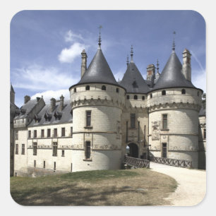 Chateau de Chaumont-Sur-Loire. Square Sticker