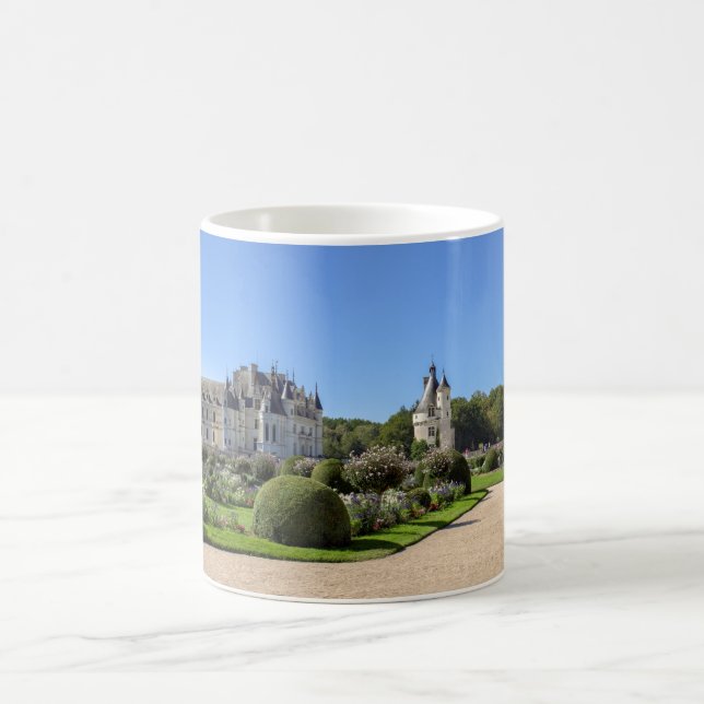 Chateau de Chenonceau in the Loire Valley - France Coffee Mug (Center)