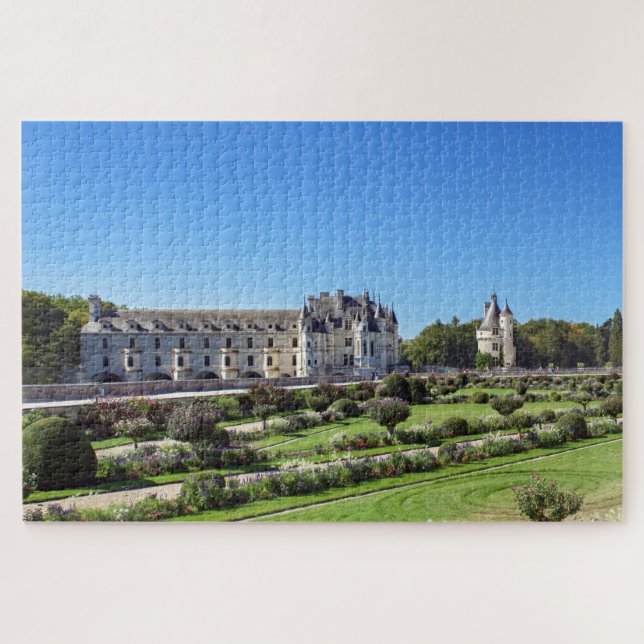 Chateau de Chenonceau in the Loire Valley - France Jigsaw Puzzle (Horizontal)