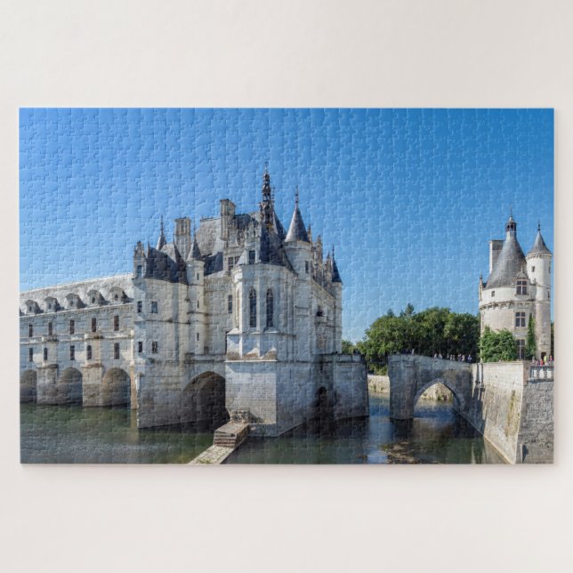 Chateau de Chenonceau in the Loire Valley - France Jigsaw Puzzle (Horizontal)