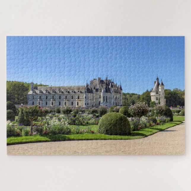 Chateau de Chenonceau in the Loire Valley - France Jigsaw Puzzle (Horizontal)