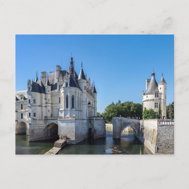 Chateau de Chenonceau in the Loire Valley - France Postcard (Front)