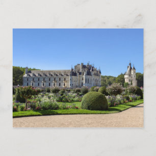 Chateau de Chenonceau in the Loire Valley - France Postcard