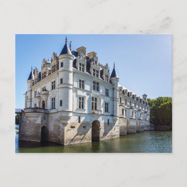 Chateau de Chenonceau in the Loire Valley - France Postcard (Front)