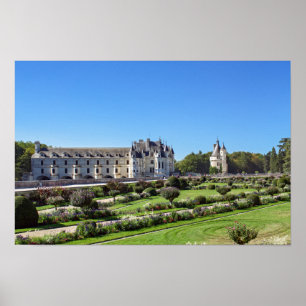 Chateau de Chenonceau in the Loire Valley - France Poster