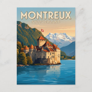 Château de Chillon Switzerland Postcard