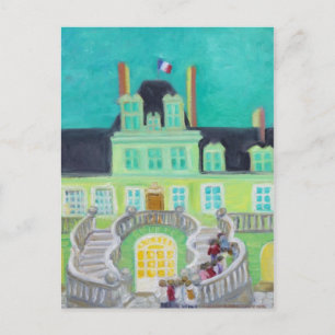Chateau de Fontainebleau Fantasy Postcard