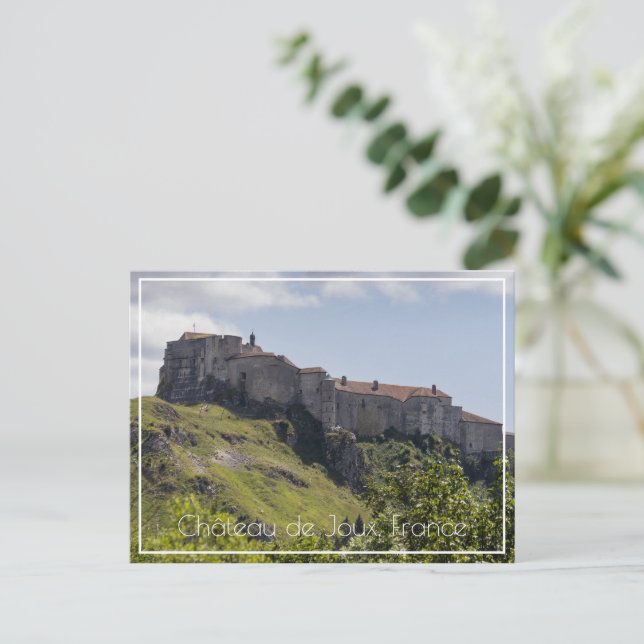 Château de Joux, Doubs, France Postcard (Standing Front)
