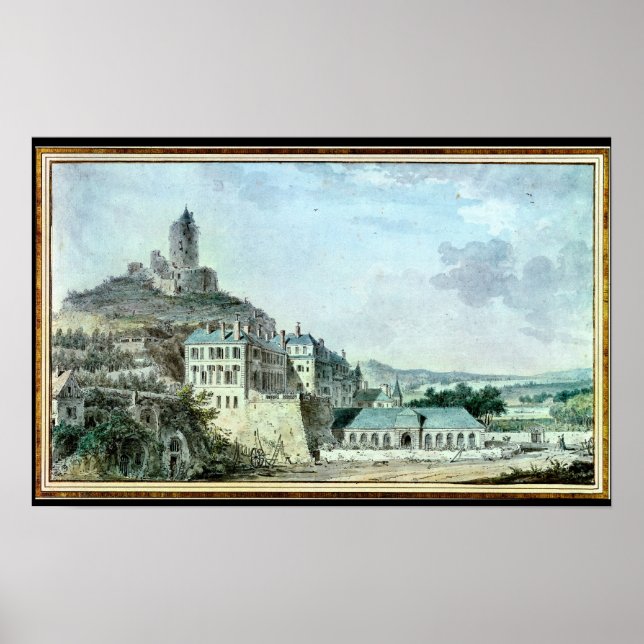 Chateau de La Roche-Guyon Poster (Front)