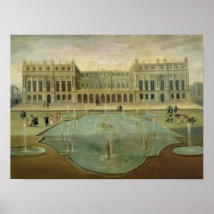 Chateau de Versailles from the Garden Side Poster