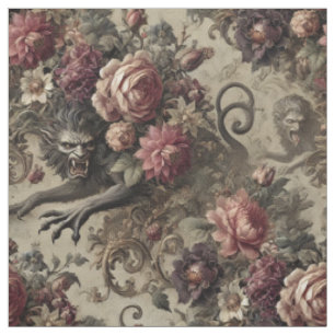 Château des Loups – Gothic Statement Tile Fabric