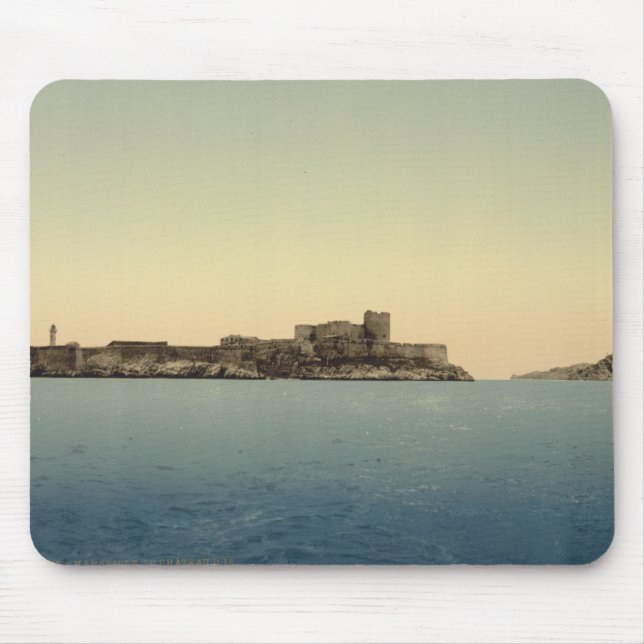 Chateau d'If, Marseilles, France Mouse Mat (Front)
