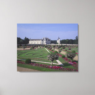 Chateau du Chenonceau, Loire Valley, Canvas Print