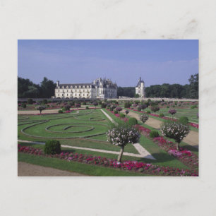 Chateau du Chenonceau, Loire Valley, Postcard