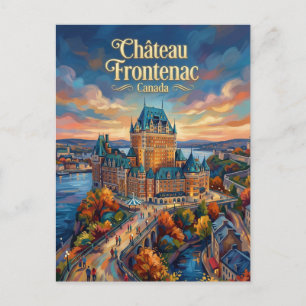 Château Frontenac Canada Postcard