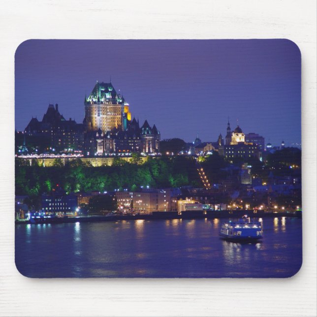 Chateau Frontenac Castle Night Quebec Mousepad (Front)