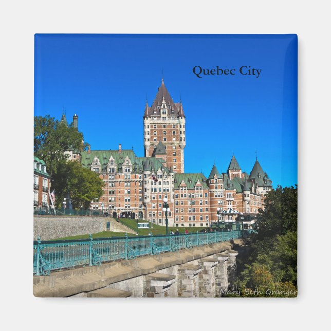 Chateau Frontenac in Quebec City Magnet (Front)