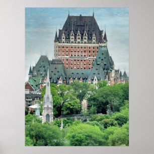 Chateau Frontenac Quebec City   Poster