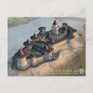 Château-Gaillard looking after the Petit Andely, Postcard