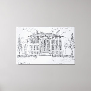 Chateau Margaux Bordeaux, France Canvas Print
