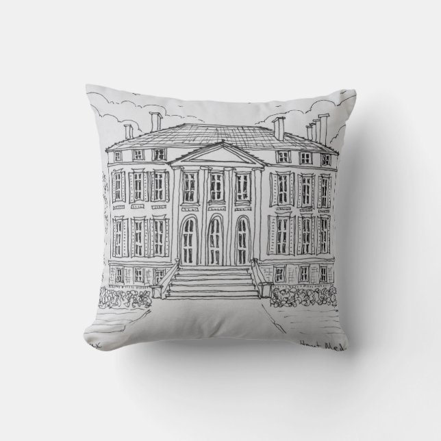 Chateau Margaux | Bordeaux, France Cushion (Front)