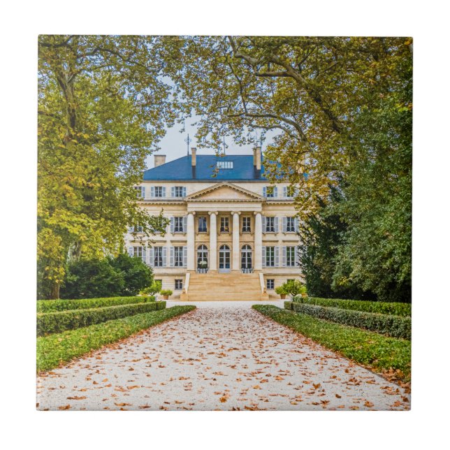 Chateau Margaux, France Tile (Front)