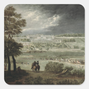 Chateau-Neuf de St. Germain-en-Laye in 1655 Square Sticker