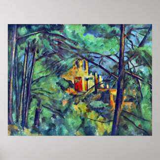 Chateau Noir by Paul Cezanne Poster
