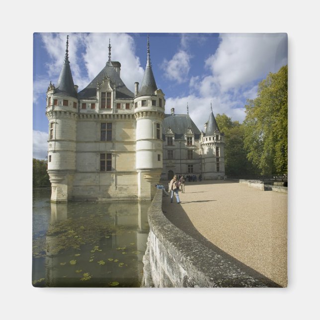 Chateau of Azay-le-Rideau, Indre-et-Loire, 3 Magnet (Front)