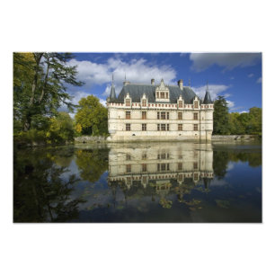 Chateau of Azay-le-Rideau, Indre-et-Loire, 4 Photo Print