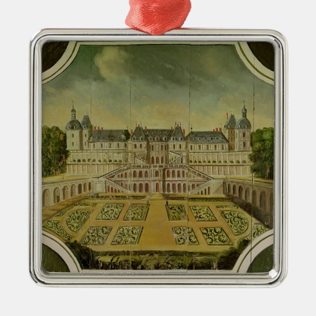 Chateau Saint-Germain-en-Laye Metal Tree Decoration (Front)
