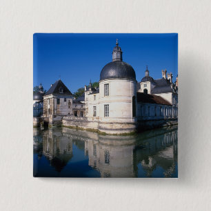 Chateau Tanlay, Tanlay, Burgundy, France 15 Cm Square Badge